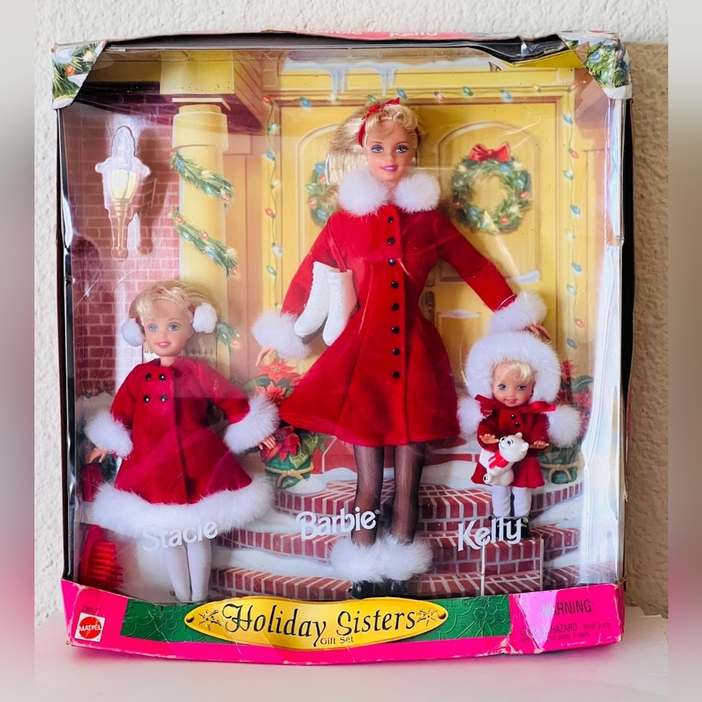 90s Vintage Holiday Sister Lot Vintage Barbie Stacie Kelly Doll